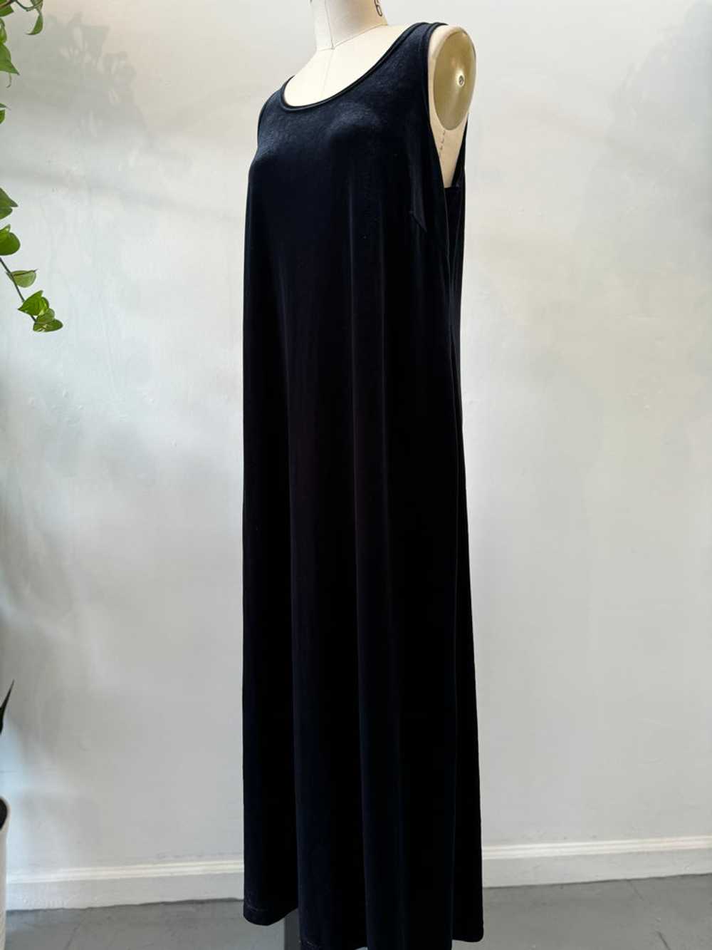 Vintage long velvet dress - image 5
