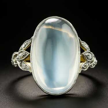 Edwardian Moonstone and Diamond Ring