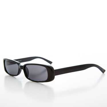 Sleek Rectangular Mod 90s Sunglasses - Hunter - image 1