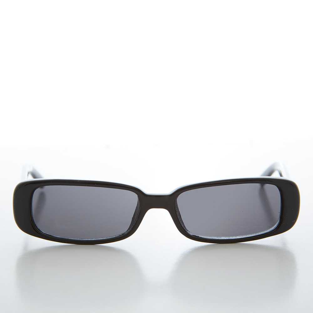 Sleek Rectangular Mod 90s Sunglasses - Hunter - image 2