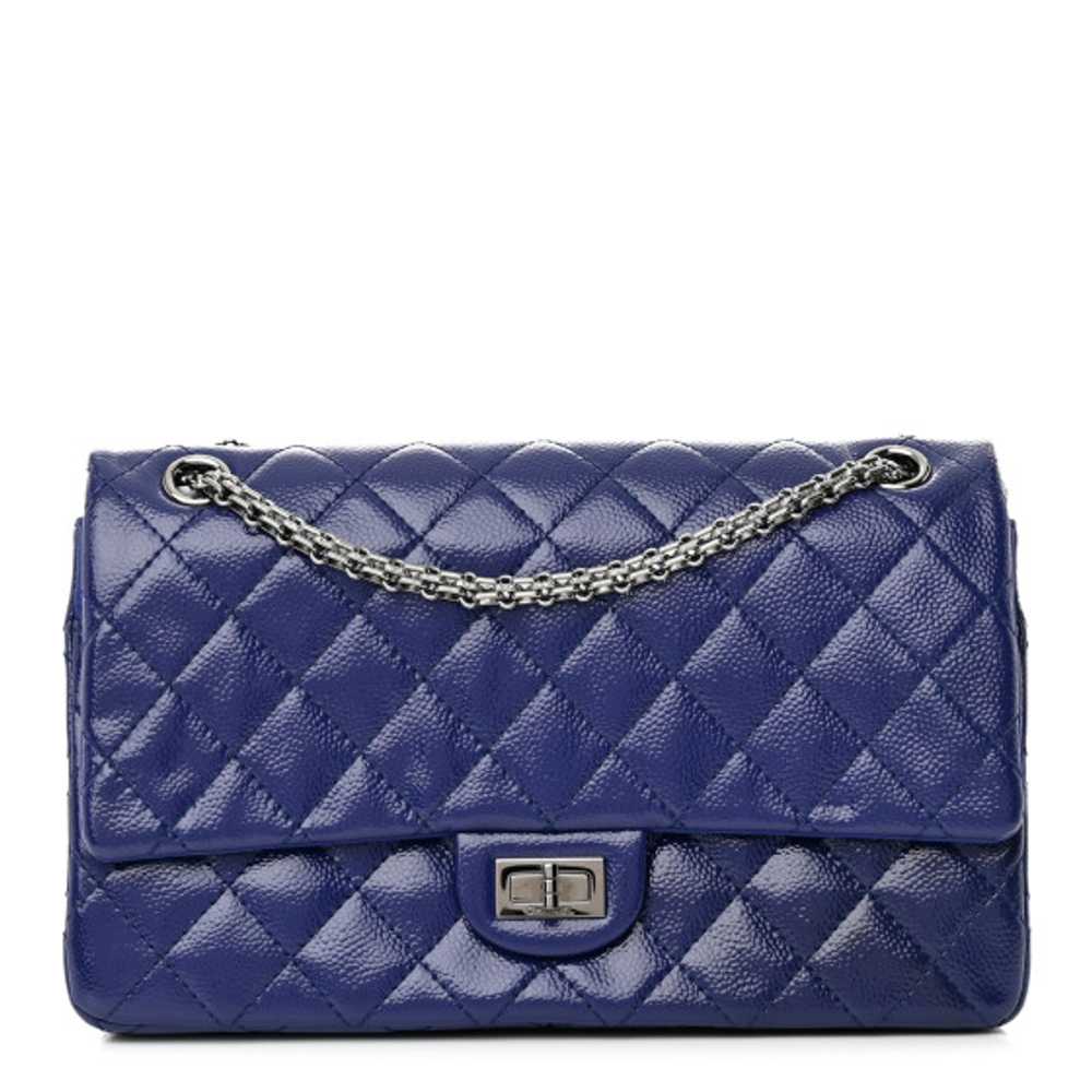 CHANEL Patent Caviar Quilted 2.55 Reissue 226 Fla… - image 1