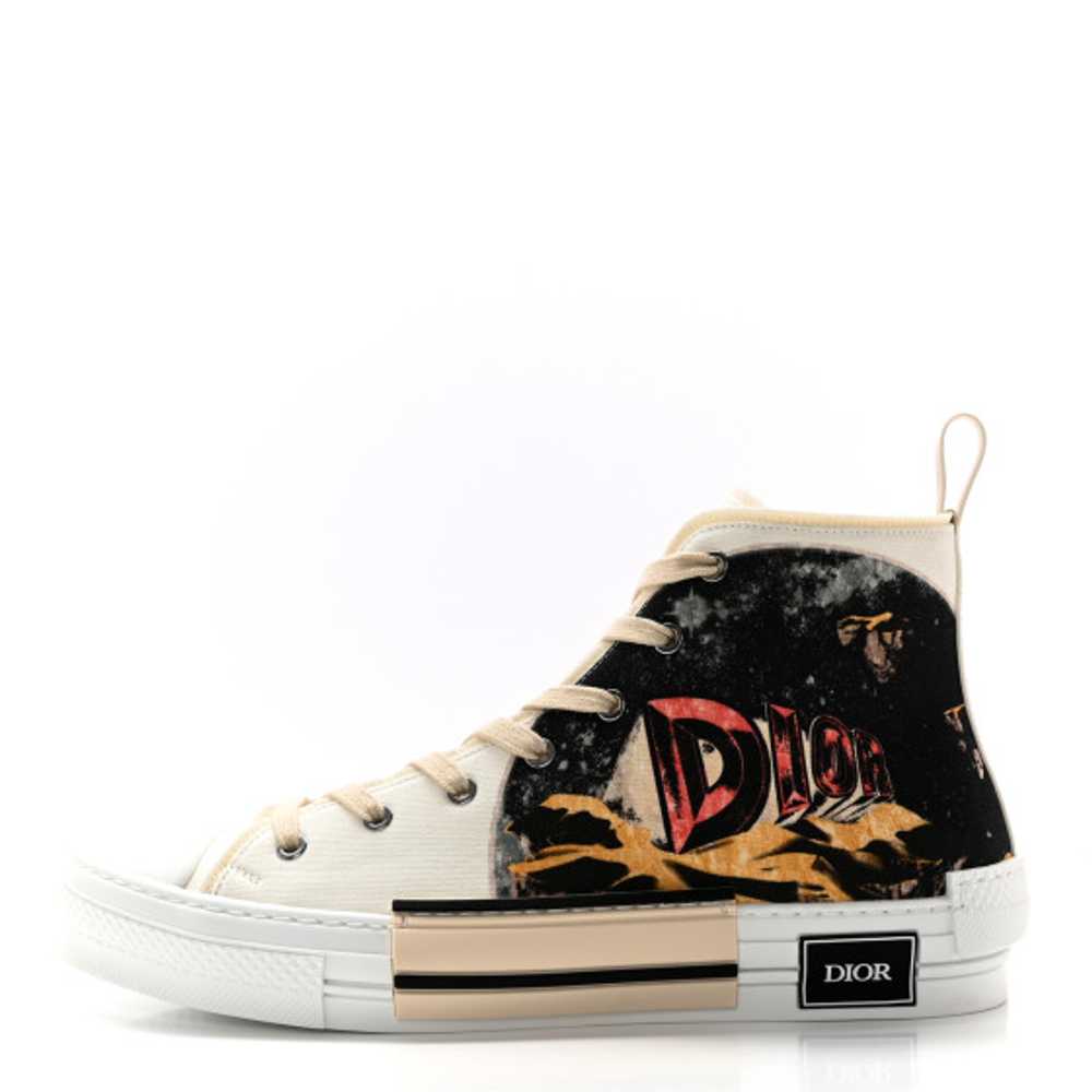 CHRISTIAN DIOR Canvas Mens B23 High Top Sneakers … - image 1
