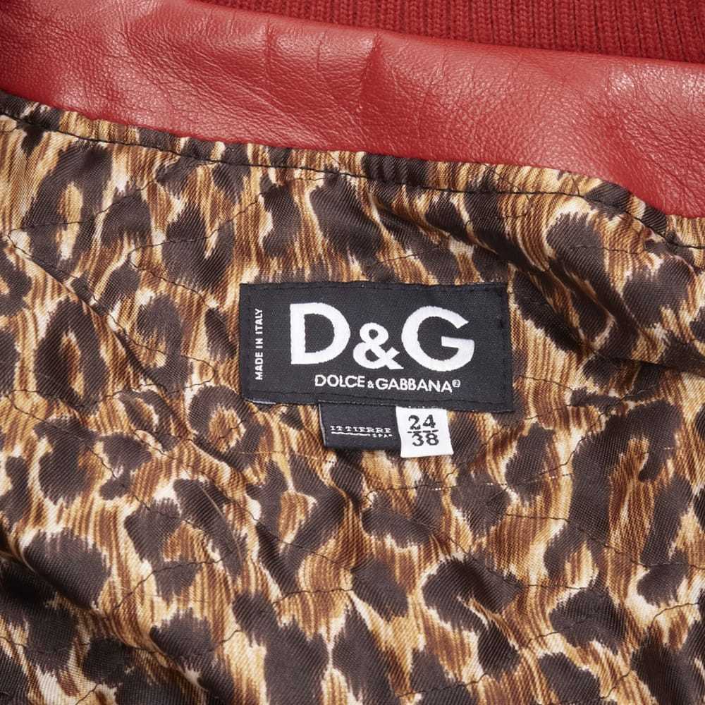 D&G Leather biker jacket - image 10