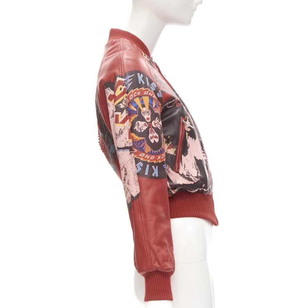 D&G Leather biker jacket - image 5