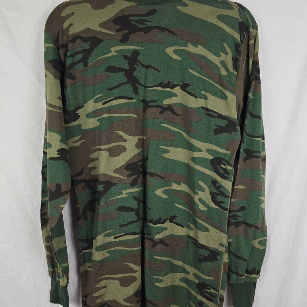 Fox Outdoor Products Green Camouflage Knit Long S… - image 4
