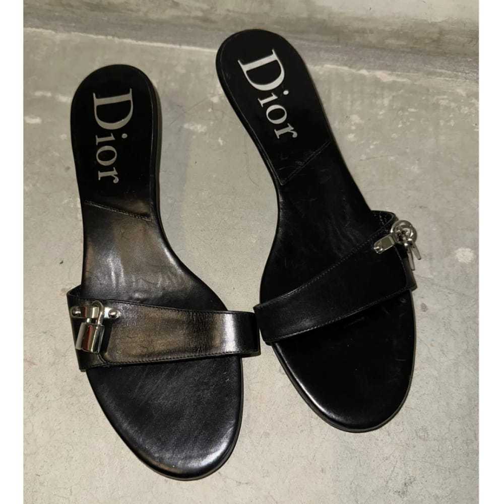 Dior Leather mules & clogs - image 3
