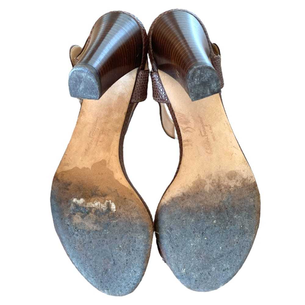 Salvatore Ferragamo Leather sandal - image 10