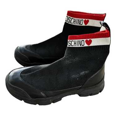 Moschino Love Cloth boots - image 1