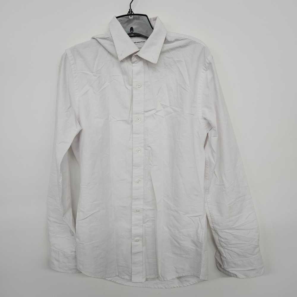 Amazon Essentials White Button Collared Dress Shi… - image 1