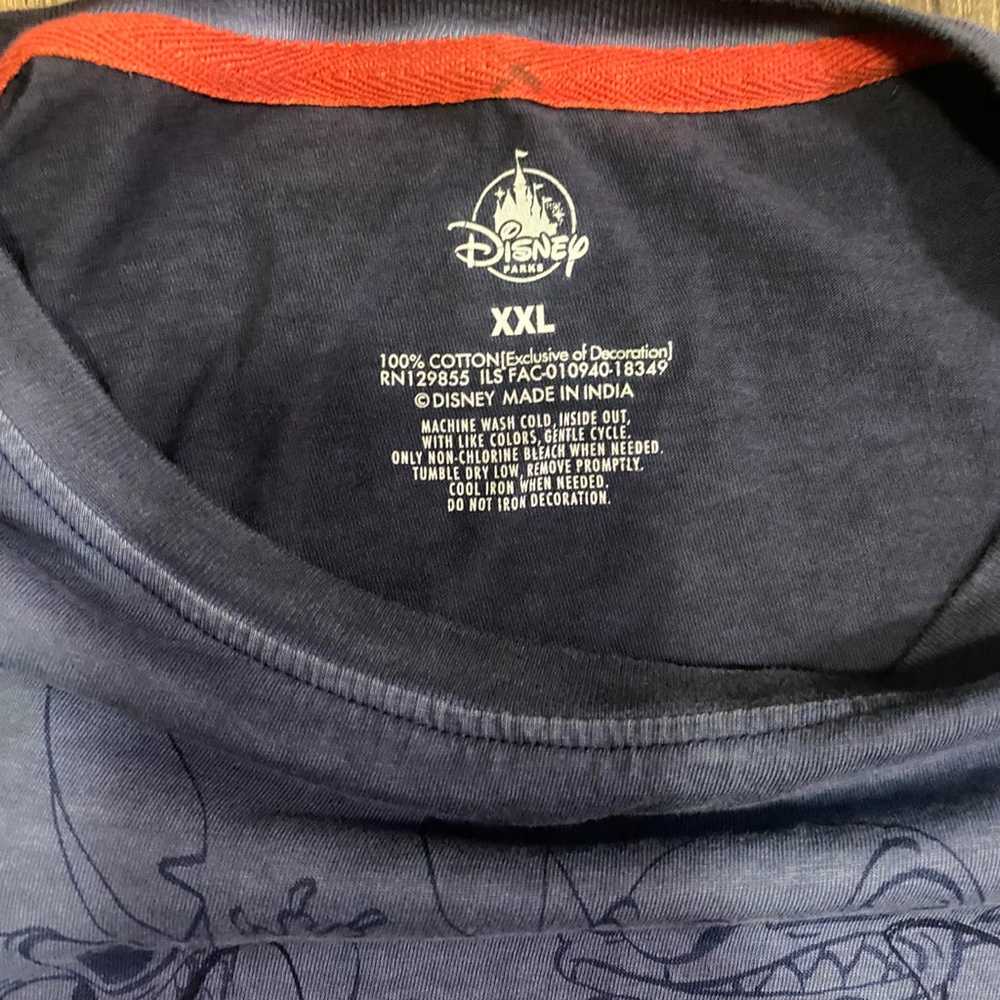 Disney Parks Lilo Stitch T-Shirt XXL Mens Embroid… - image 3