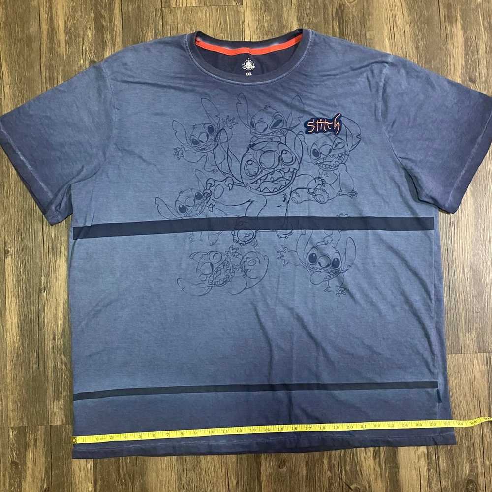 Disney Parks Lilo Stitch T-Shirt XXL Mens Embroid… - image 4