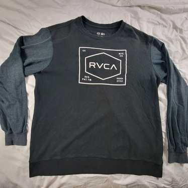 RVCA Mens 2XL Black Long Sleeve Shirt Artist Netw… - image 1