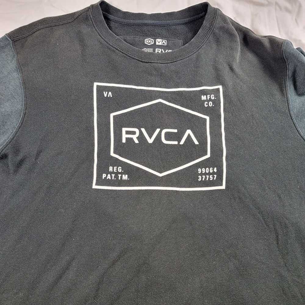 RVCA Mens 2XL Black Long Sleeve Shirt Artist Netw… - image 3