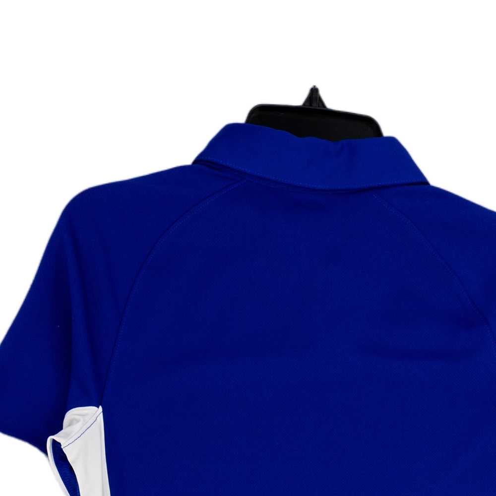 adidas NWT Mens Blue Spread Collar Short Sleeve G… - image 4