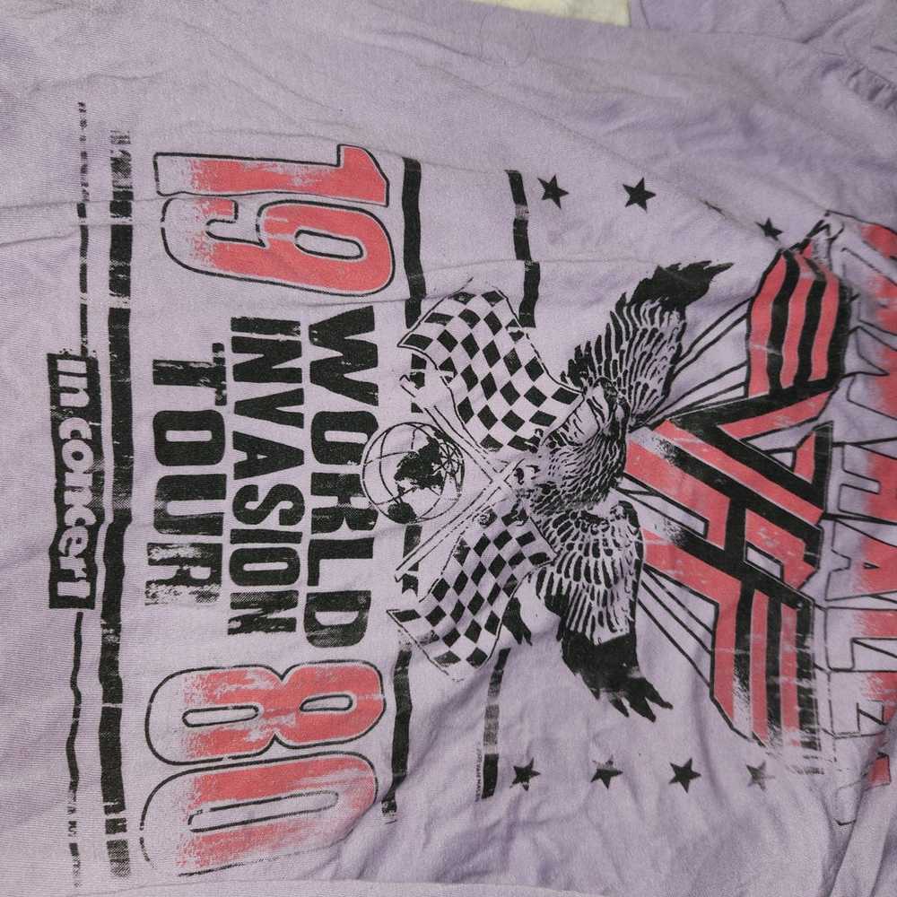 Van Halen 1989 lavendar long sleeve - image 3