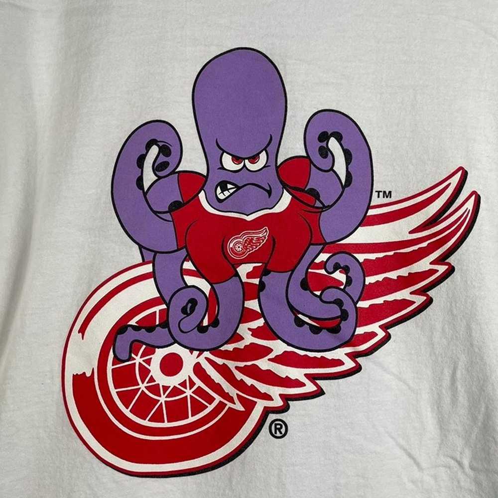 Detroit Red Wings Octopus Vintage Tee - image 2