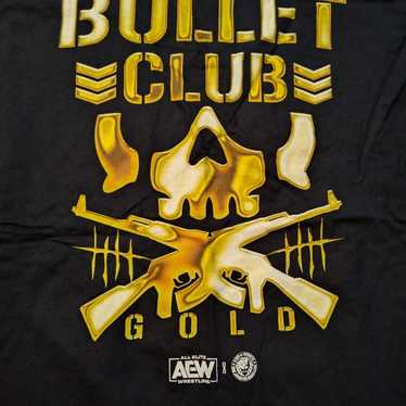 Bullet Club Gold shirt PWT Exclusive 3XL AEW NJPW… - image 1