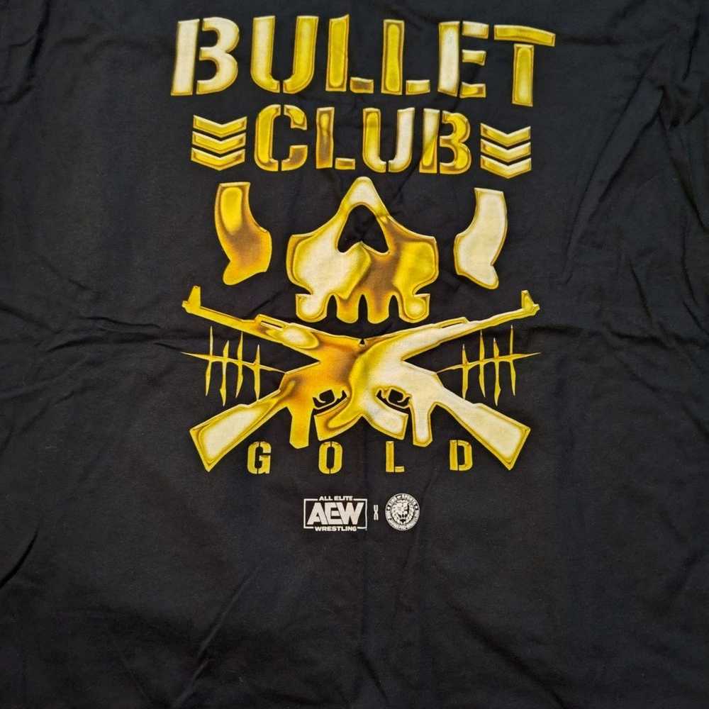 Bullet Club Gold shirt PWT Exclusive 3XL AEW NJPW… - image 3