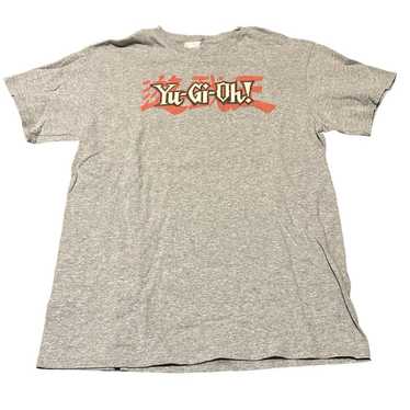Yu-Gi-Oh! Vintage T-shirt Gray Logo Freeze Anime … - image 1