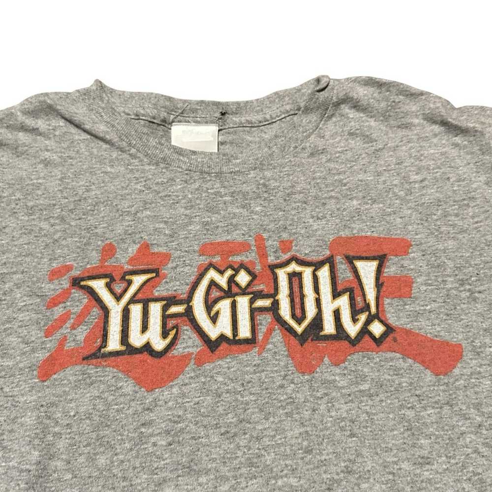 Yu-Gi-Oh! Vintage T-shirt Gray Logo Freeze Anime … - image 2
