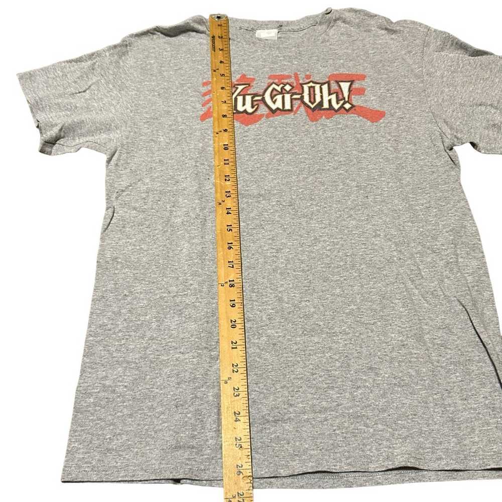 Yu-Gi-Oh! Vintage T-shirt Gray Logo Freeze Anime … - image 3