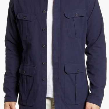 Eton Navy Shirt Medium Jacket