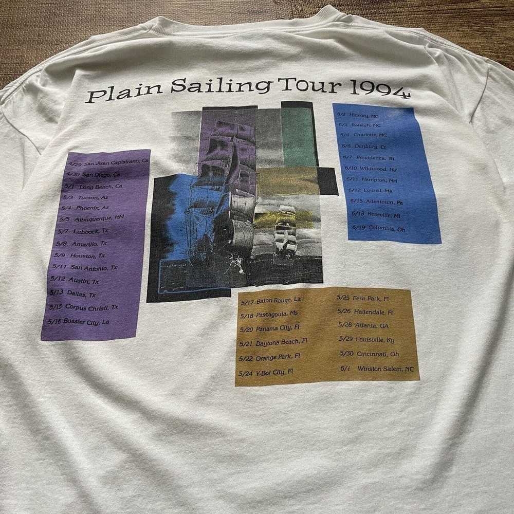 Vintage Great White Band T-Shirt Sail Away Tour 1… - image 5