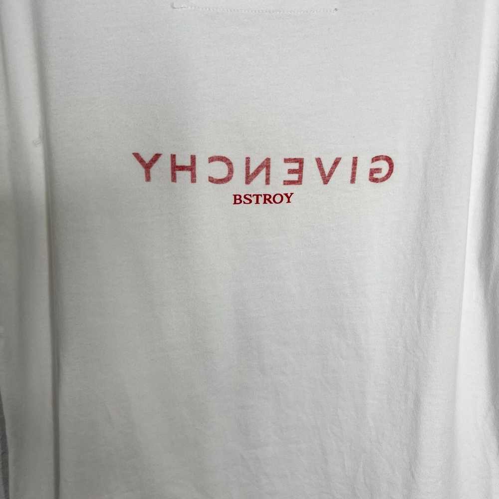 Givenchy Men XS White Short Sleeve Cotton T Shirt… - image 4
