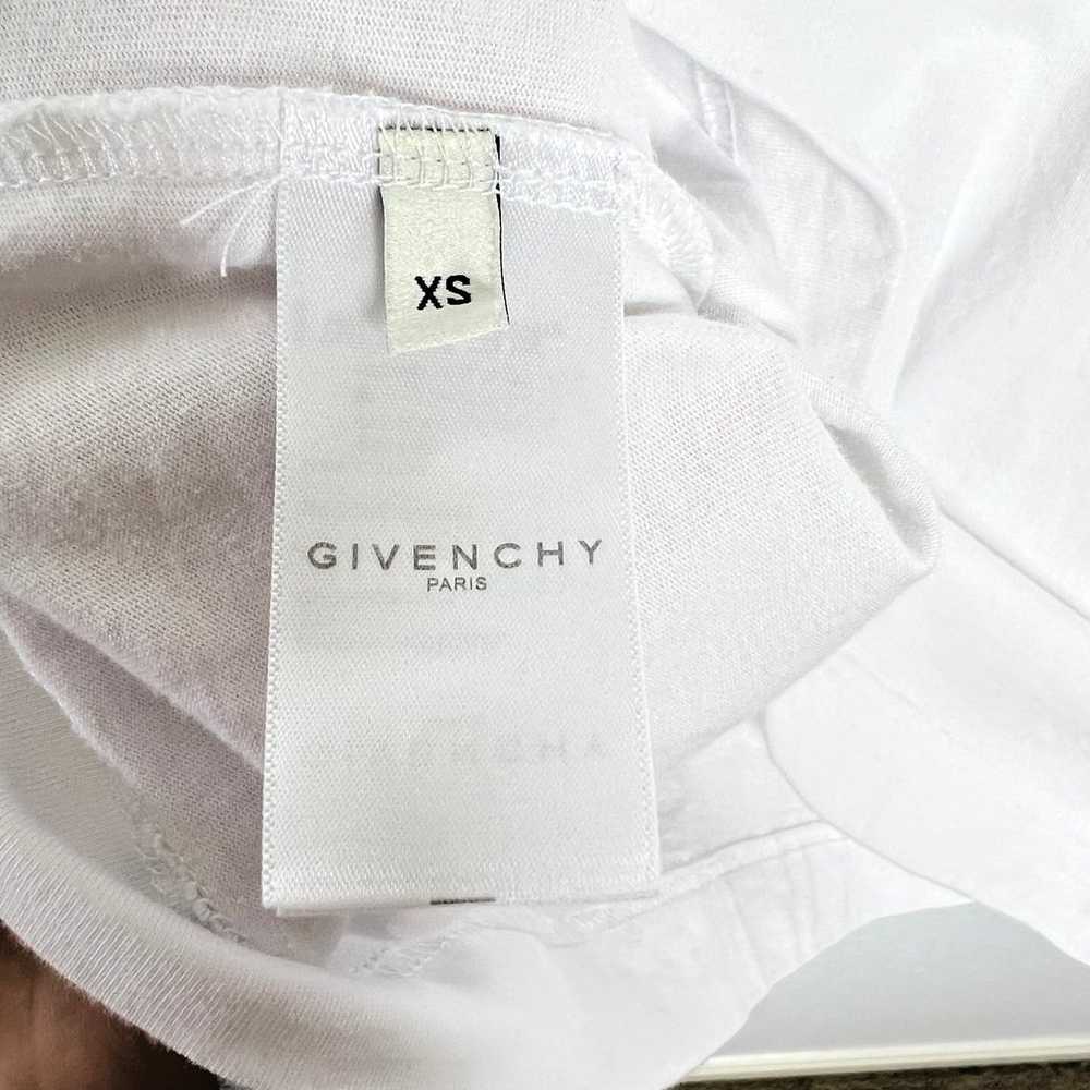 Givenchy Men XS White Short Sleeve Cotton T Shirt… - image 5