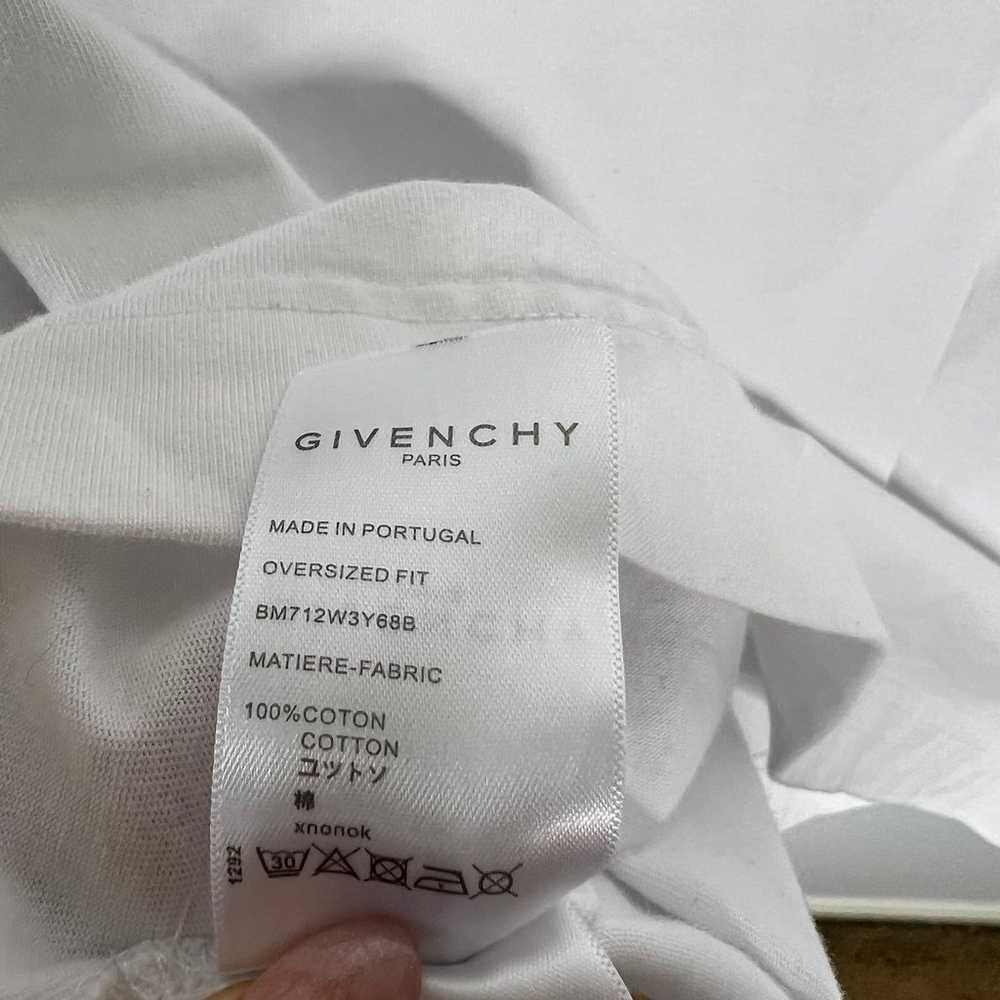 Givenchy Men XS White Short Sleeve Cotton T Shirt… - image 6