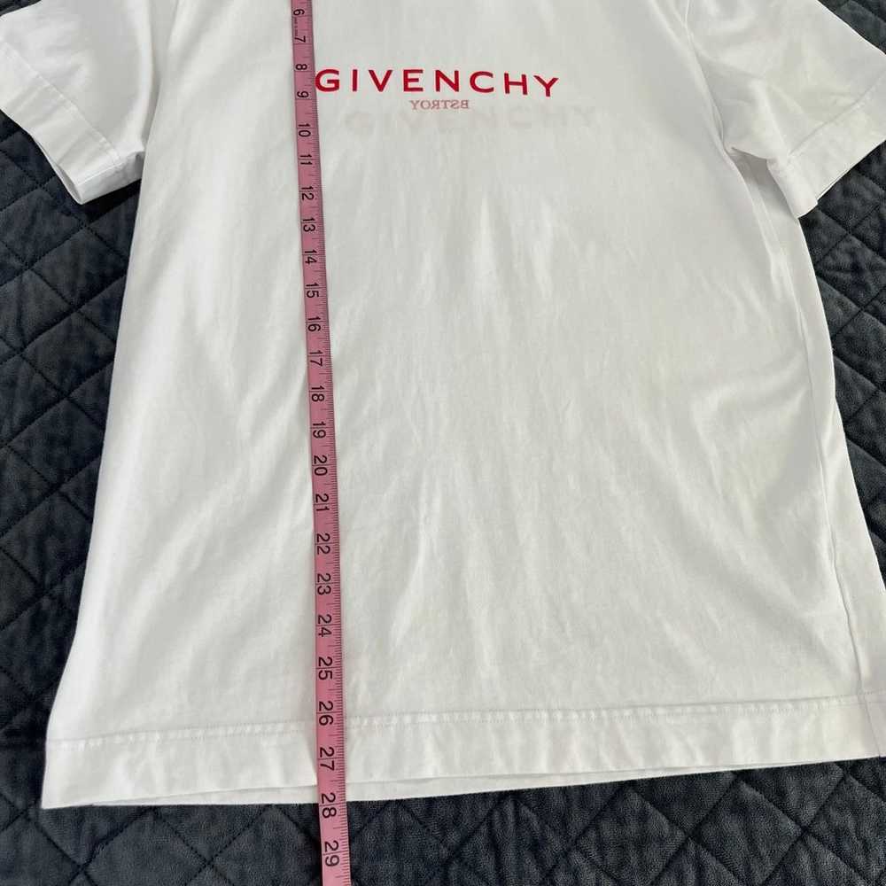 Givenchy Men XS White Short Sleeve Cotton T Shirt… - image 7