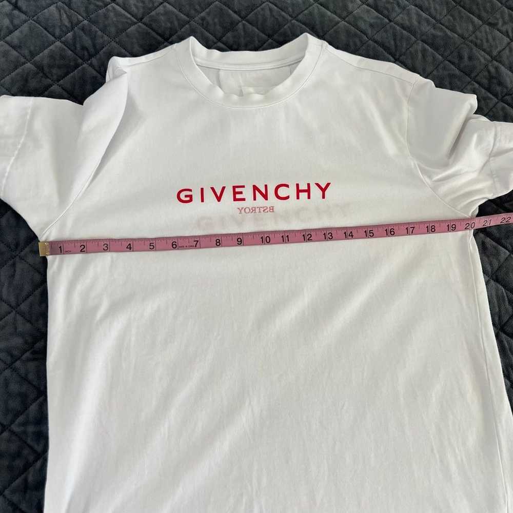 Givenchy Men XS White Short Sleeve Cotton T Shirt… - image 8