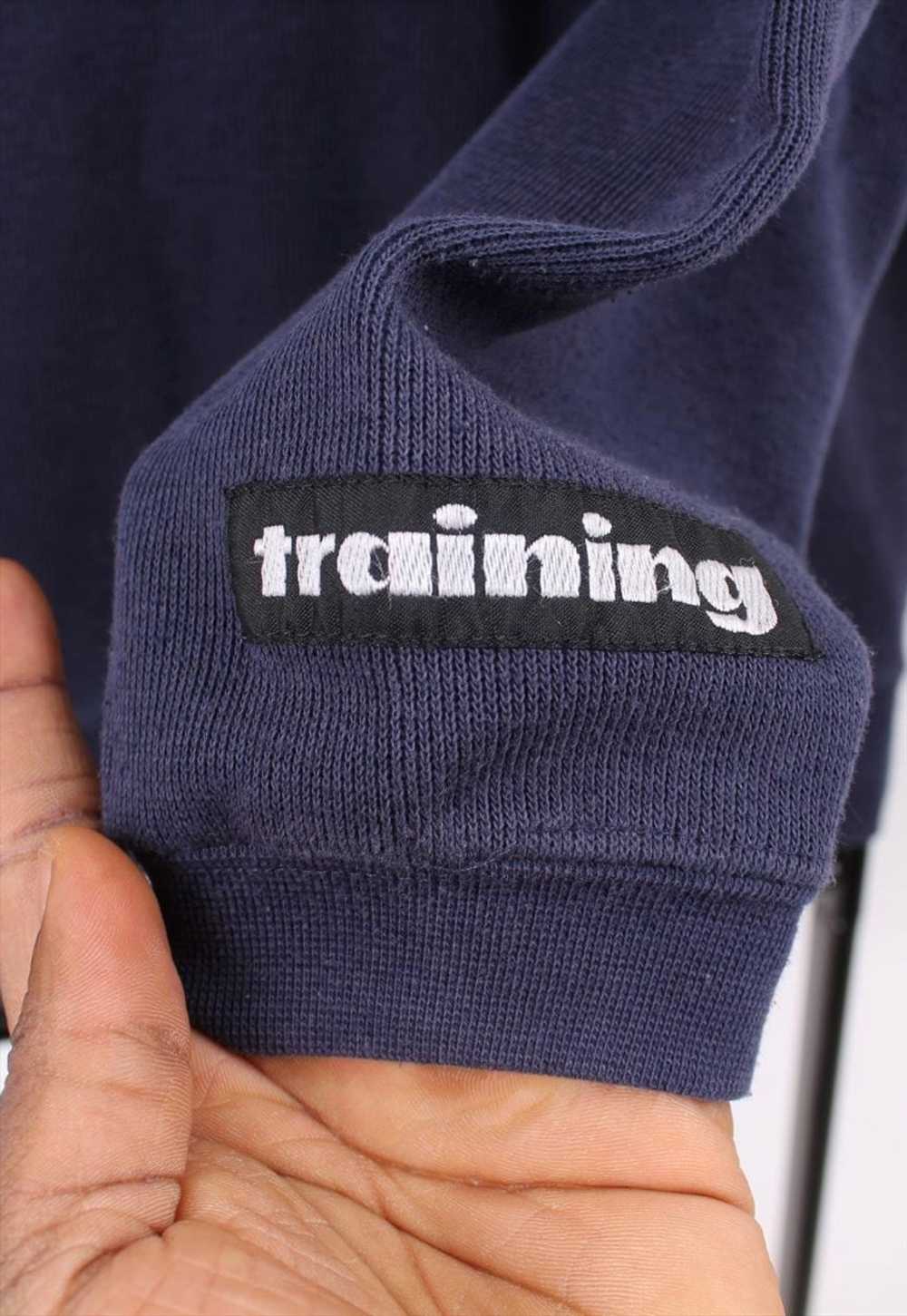 vintage mens adidas ny training navy sweatshirt - image 3