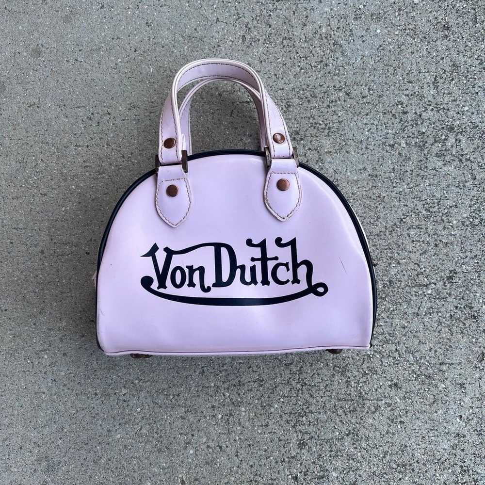 Vintage Von Dutch Light pink small bowling bag - image 2