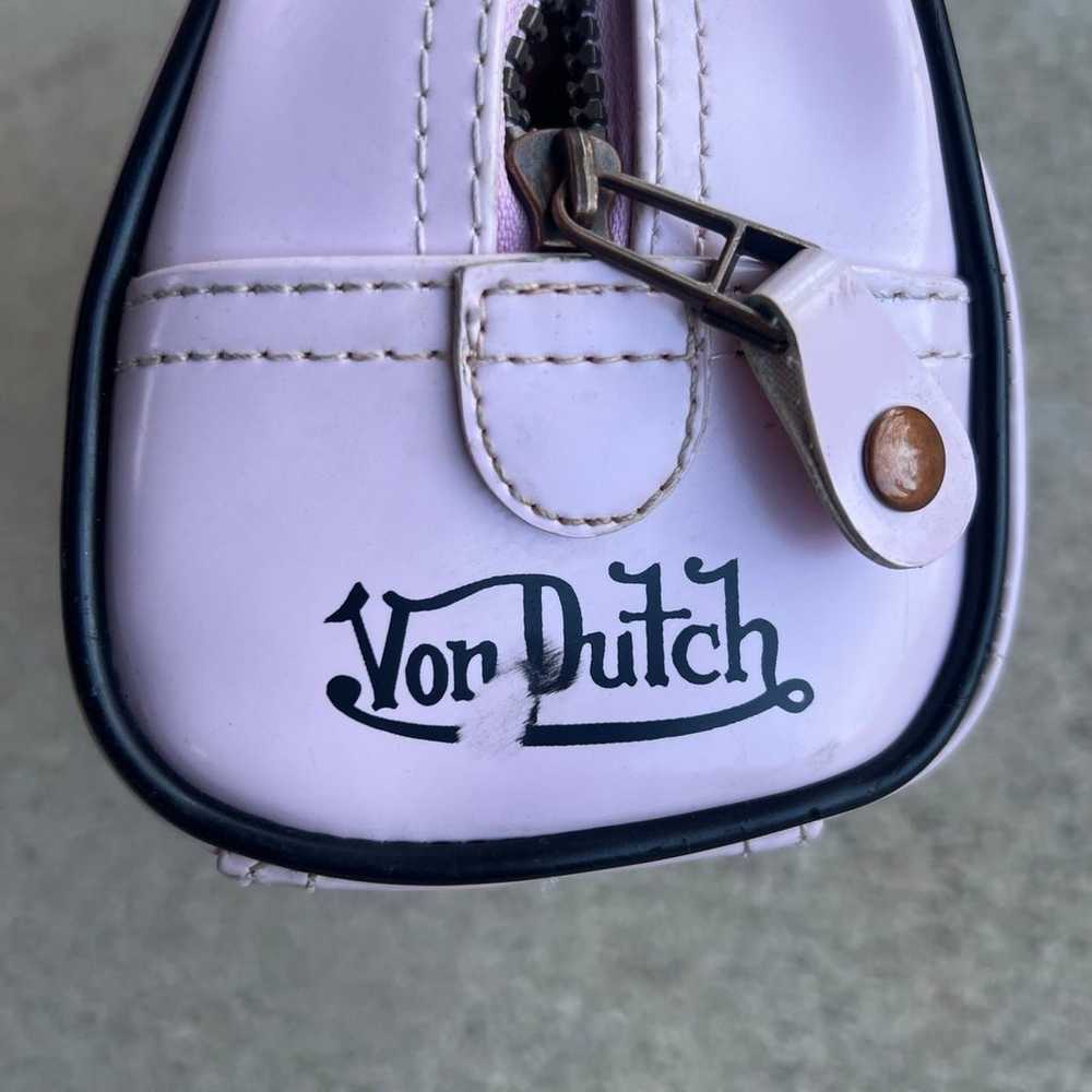 Vintage Von Dutch Light pink small bowling bag - image 5