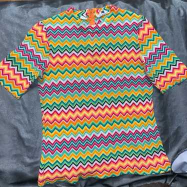 Vintage miss holly colorful shirt - image 1