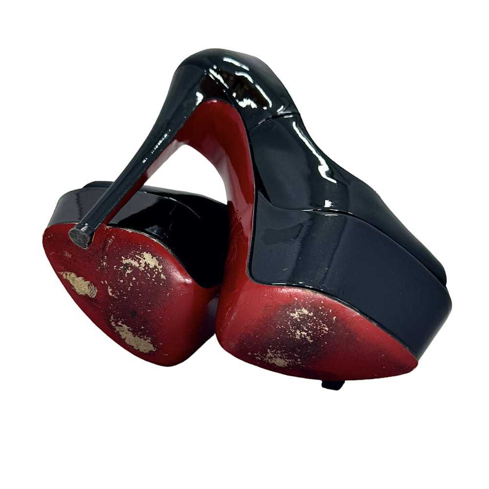 Christian Louboutin Lady Peep patent leather heels - image 7