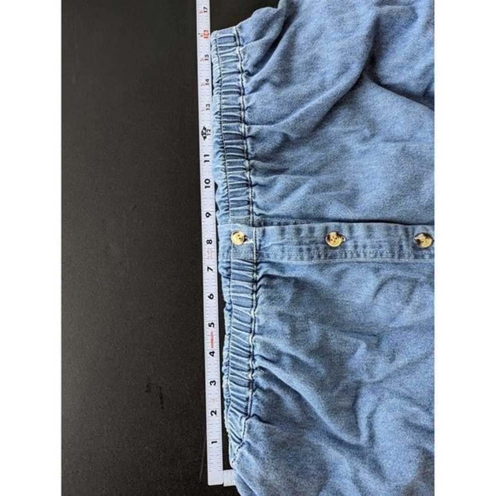 Vintage Fads Women's Long Sleeve Denim Blue Jean … - image 8