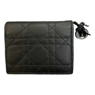 Dior Lady Dior leather wallet - image 1
