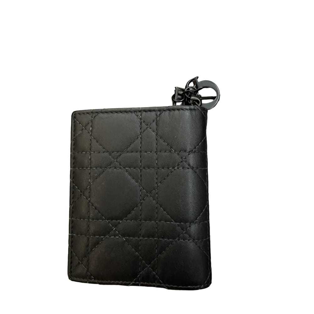 Dior Lady Dior leather wallet - image 2