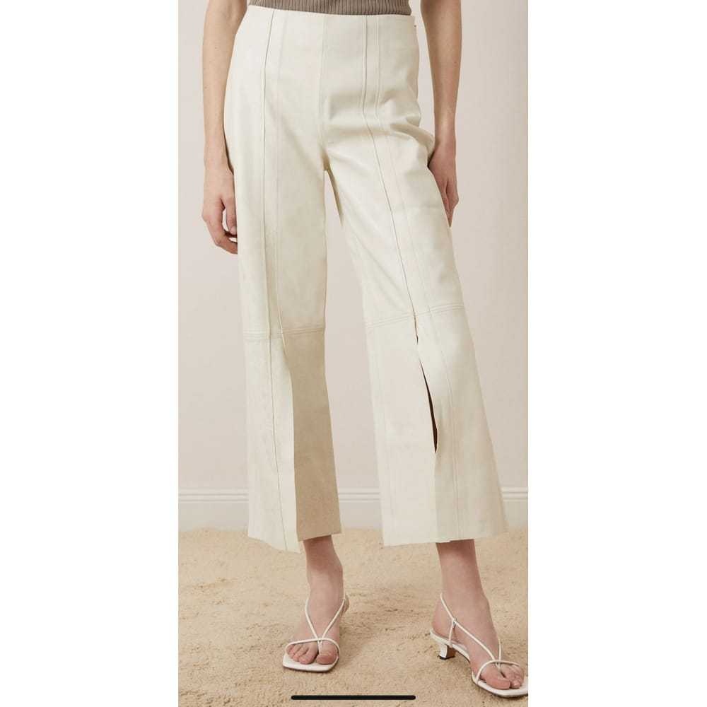 by Malene Birger Leather straight pants - image 2