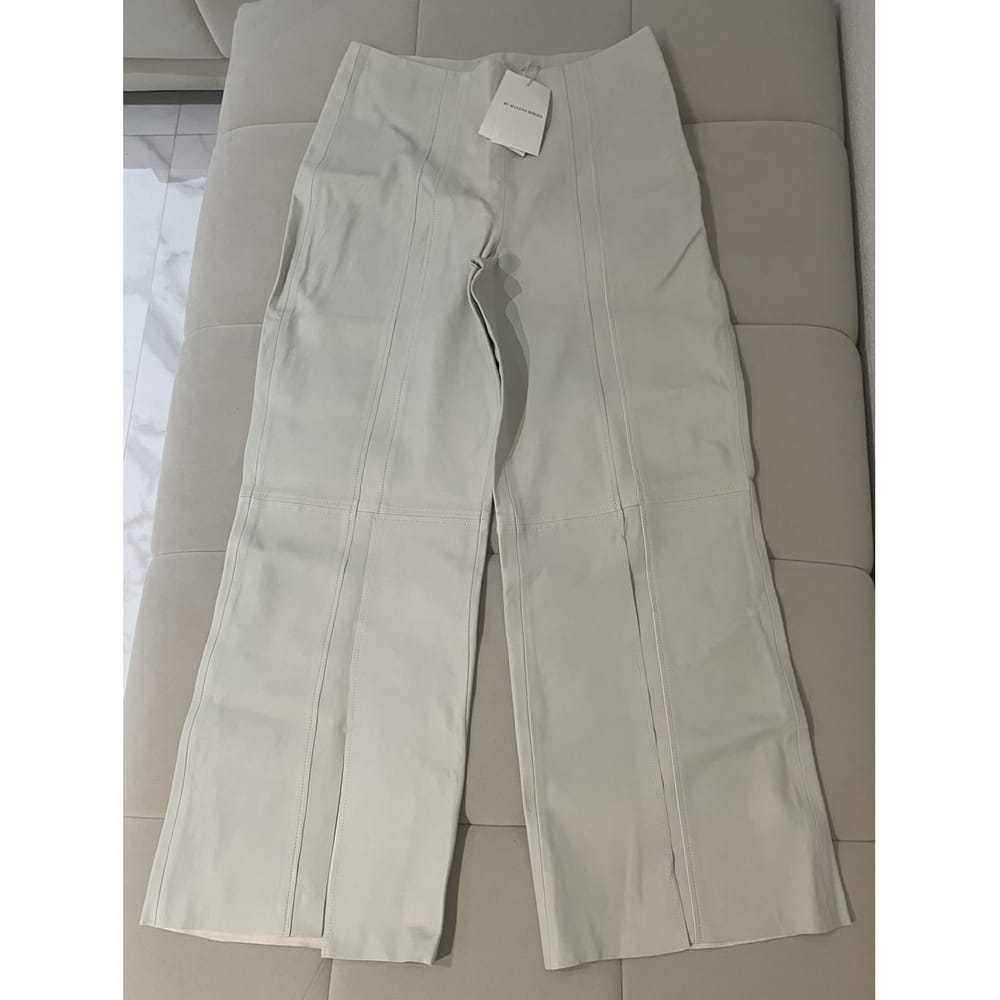 by Malene Birger Leather straight pants - image 3