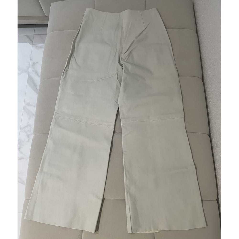 by Malene Birger Leather straight pants - image 4