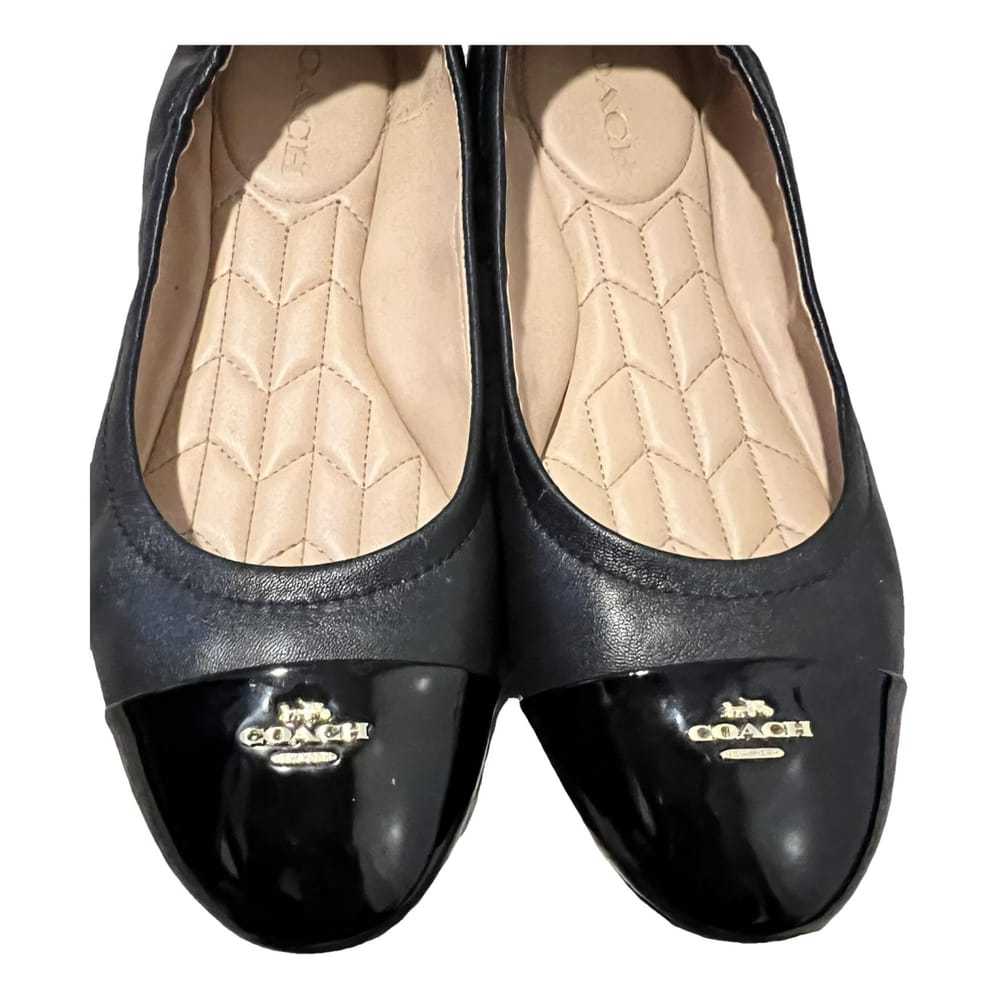 Coach Leather ballet flats - image 2