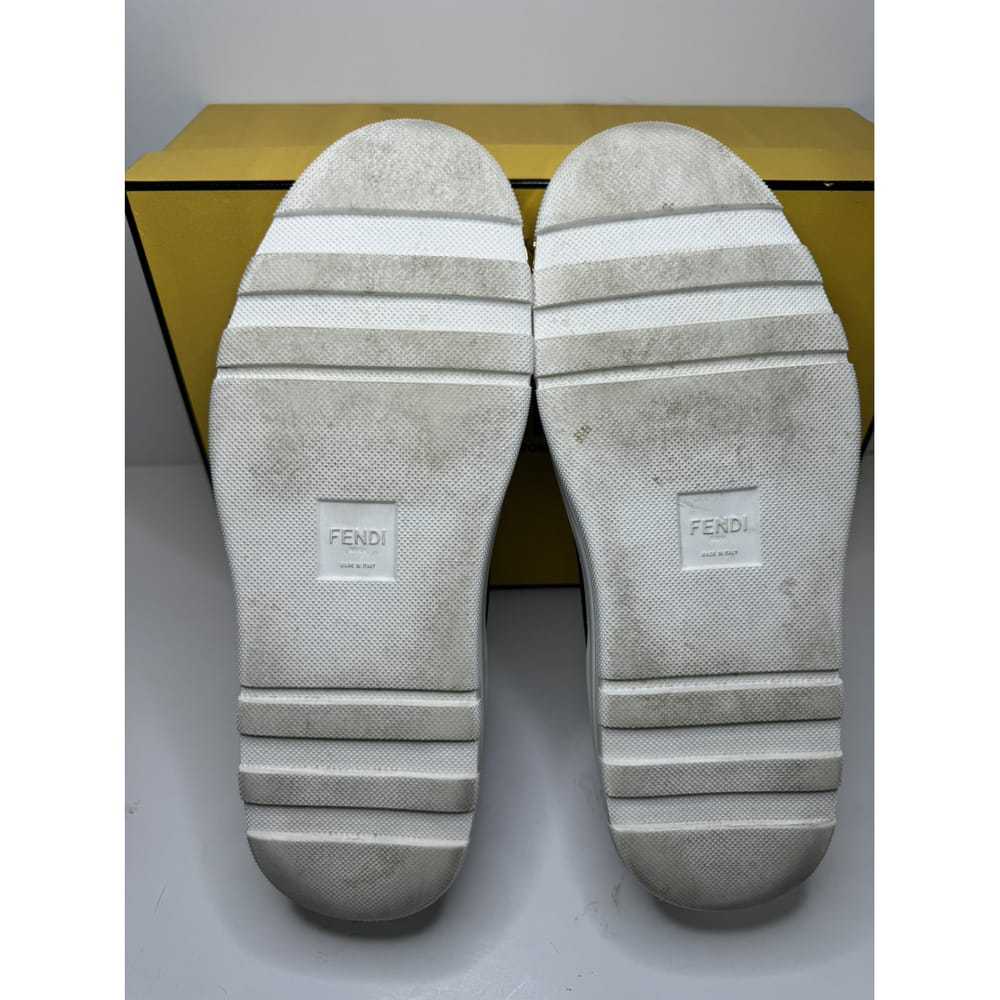 Fendi Leather low trainers - image 6