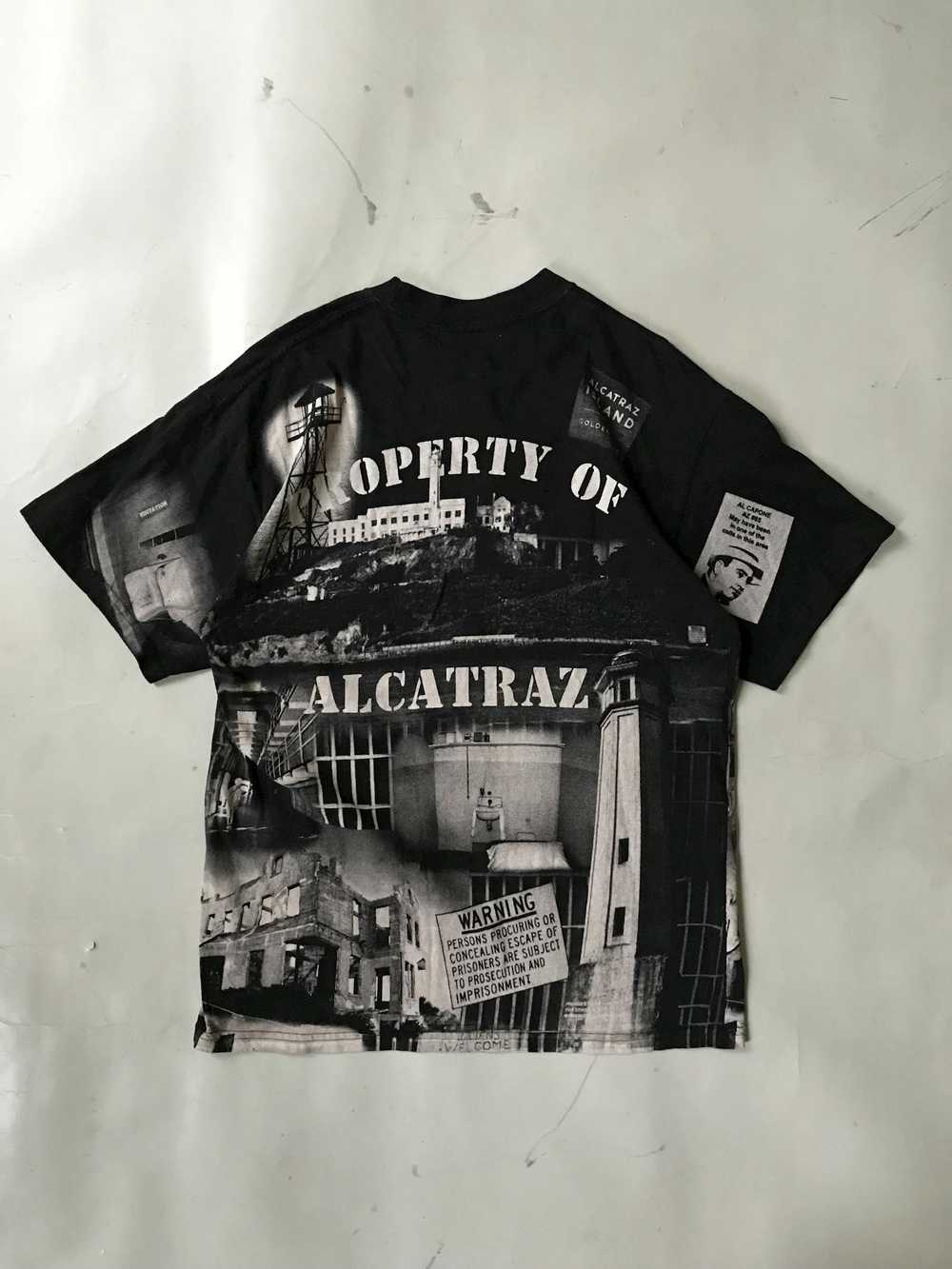 Vintage Vintage 1999 Alcatraz AOP Print T Shirt - image 2
