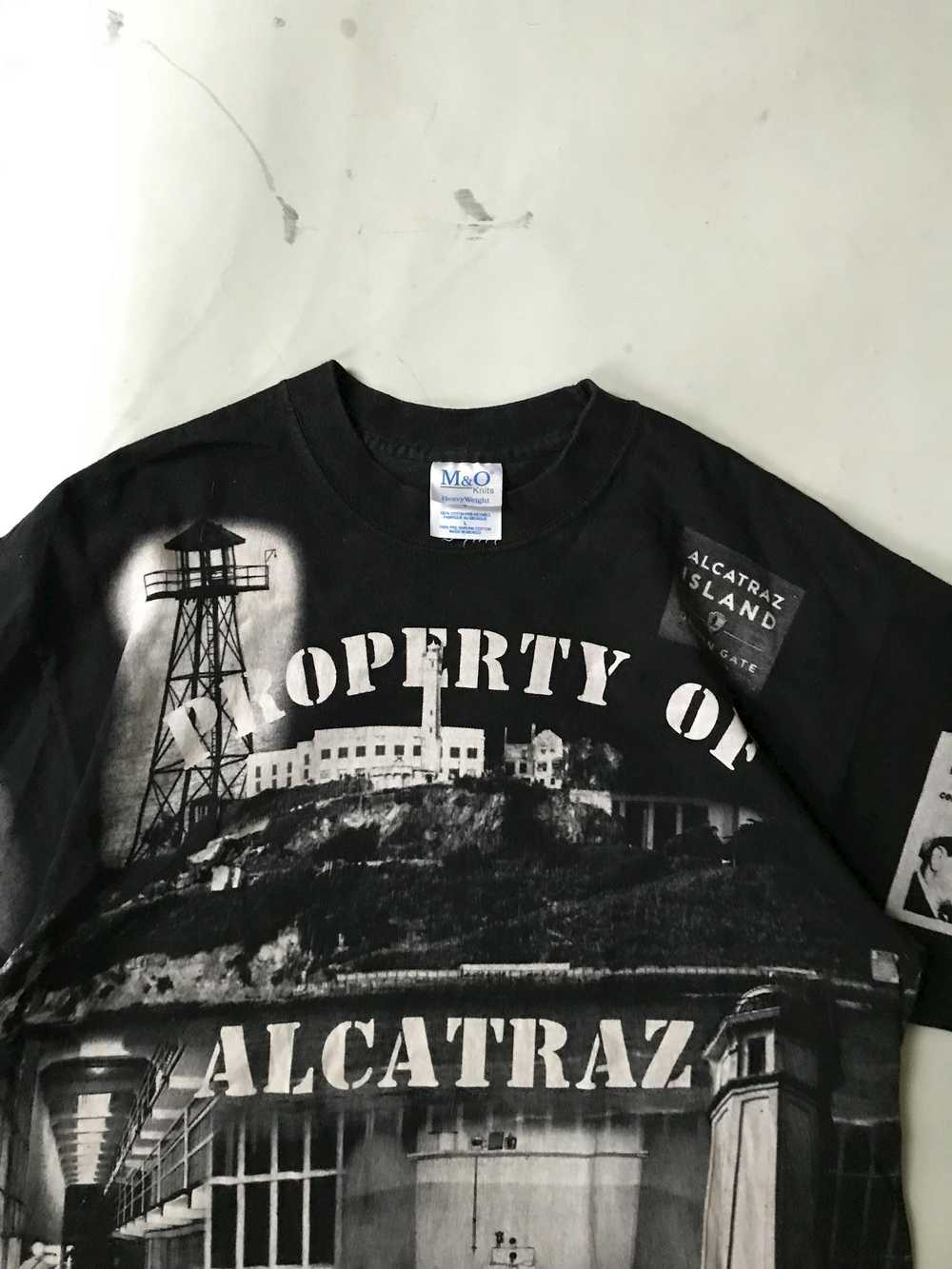 Vintage Vintage 1999 Alcatraz AOP Print T Shirt - image 4