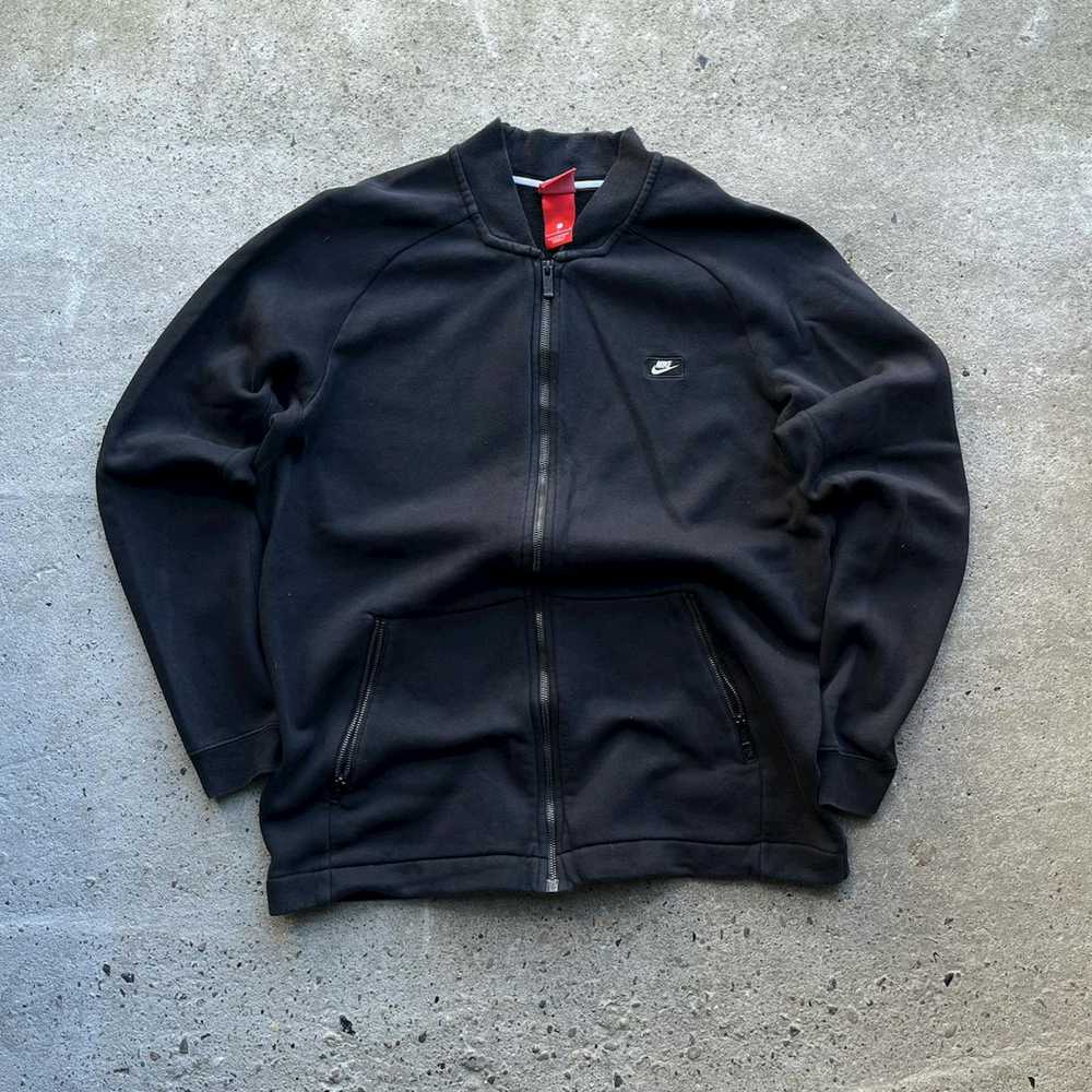 Nike Nike tech fleece bomber zip track sweatshirt… - image 1