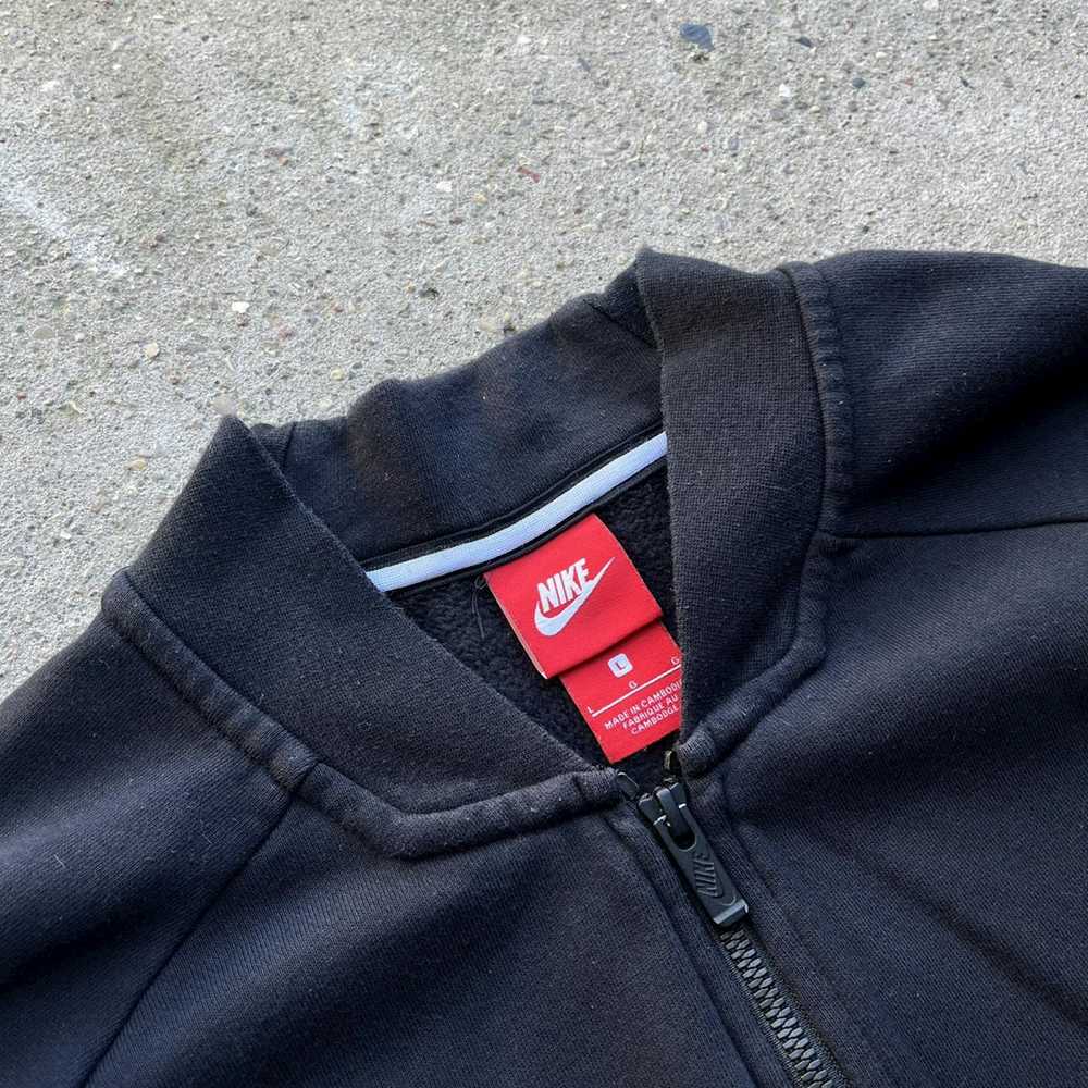 Nike Nike tech fleece bomber zip track sweatshirt… - image 2