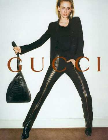 Gucci × Tom Ford FW2001 Tom Ford zipper runway le… - image 1